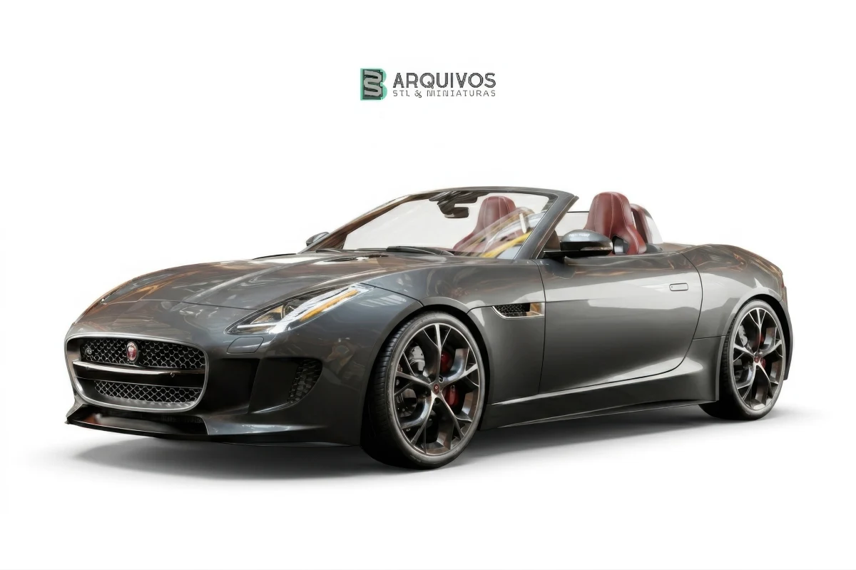 Modelo 3D STL - Jaguar F TYPE — foto 4
